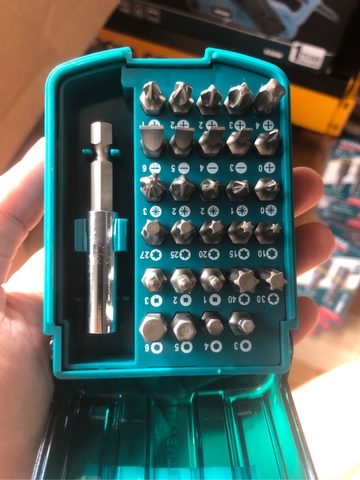 Bộ 30 mũi bắt vít 25mm Total TACSD10306