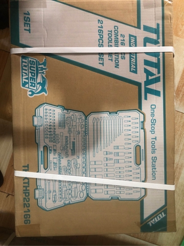 Bộ 216 công cụ kết hợp Total THKTHP22166