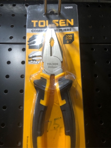 Kìm răng kìm điện đa năng mũi vuông 6inch/160mm TOLSEN 10000, 10001, 10002 - Hàng chính hãng