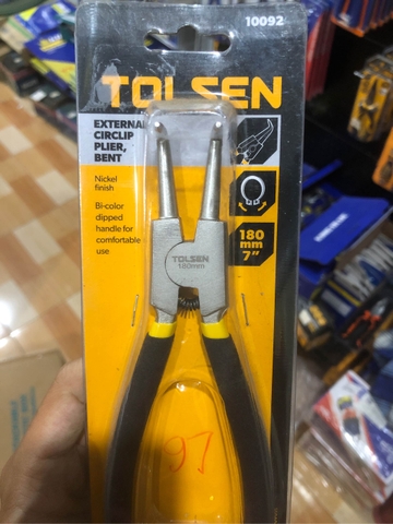Kìm mở phe ngoài miệng thẳng, miệng cong 180mm, 225mm Tolsen - Hàng chính hãng.