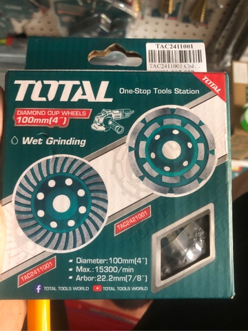 Chén mài đá/ bê tông Total