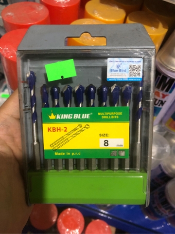 Mũi khoan gạch đa năng chuôi lục giác Kingblue KBH2- Hàng chính hãng