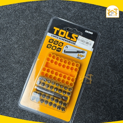 Bộ mũi vít 33 chi tiết TOLSEN 20369 - Hàng chính hãng.