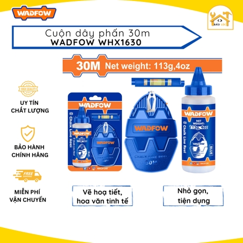 Bật mực + mực/Cuộn dây phấn 30m Wadfow WHX1630 - Hàng chính hãng.