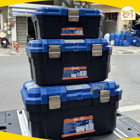 Thùng đựng đồ nghề 13-16-19 inch WADFOW WTB3313-WTB3316-WTB3319 - Hàng chính hãng.