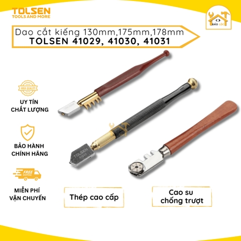 Dao cắt kiếng, cắt kính công nghiệp 130mm,175mm,178mm Tolsen 41029,41030,41032 - Hàng chính hãng.