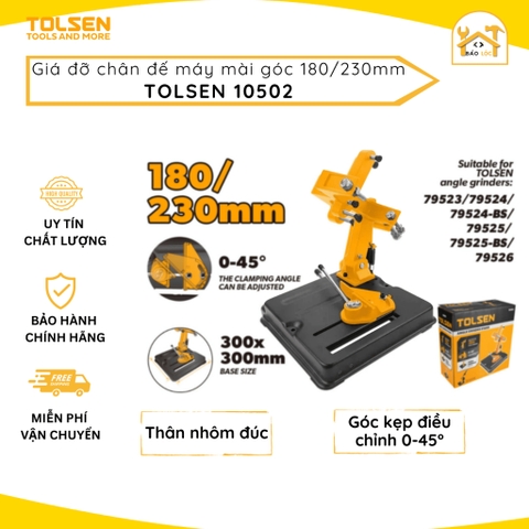 Giá đỡ máy mài góc thân nhôm đúc 180/230mm Tolsen 10502 - Hàng chính hãng.