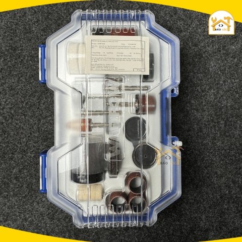 Bộ 80 linh kiện đa năng máy mài khuôn mini WADFOW WRR7080 linh kiện mài cắt mini chất lượng cao, đa dụng