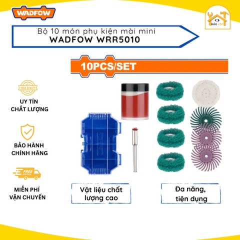 Bộ 10 linh kiện đa năng máy mài khuôn mini WADFOW WRR5010 linh kiện mài cắt mini chất lượng cao, đa dụng