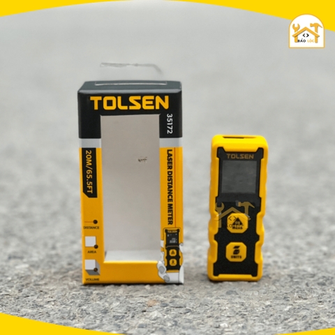 Thước đo khoảng cách 20m Tolsen Laser Distance Meter 35172 - Hàng chính hãng.