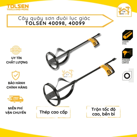Cây Quậy Sơn (Đuôi Lục Giác) 40cm / 60cm - Tolsen 40098/ 40099 - Hàng chính hãng.