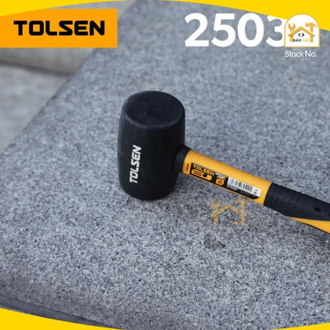 Búa Cao Su Đen cán nhựa 80z/160z Rubber Head TOLSEN 25033/250355 - Hàng chính hãng.