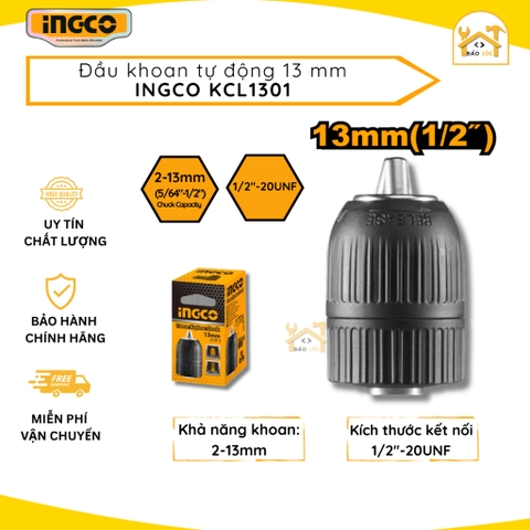Đầu khoan tự động 13mm INGCO KCL1301 - Hàng chính hãng