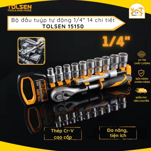Bộ đầu tuýp tự động 1/4