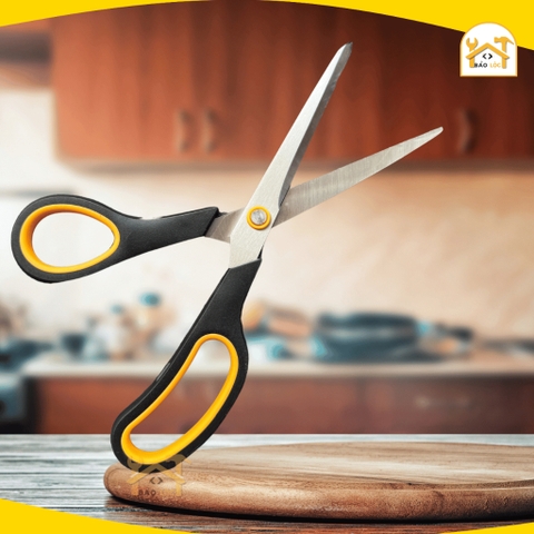 Kéo gia dụng, cắt vải 8 inch 200mm Tolsen 30044 - Hàng chính hãng.