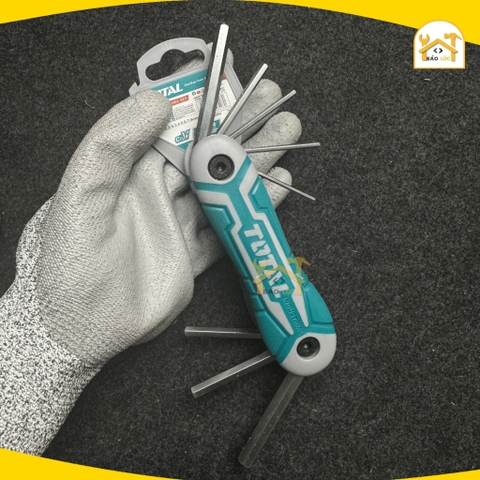 Bộ khóa lục giác, lục giác bông dạng xếp đầu bằng TOTAL - Hàng chính hãng.