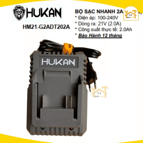 Đế sạc pin, Sạc pin HUKAN HM21-G2ADT202A dòng sạc nhanh 2.0A chân pin phổ thông - Hàng chính hãng.