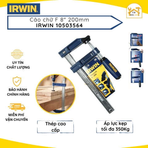 Kẹp gỗ IRWIN 10503564 , cảo chữ F-Light (Depth 64mm) 8