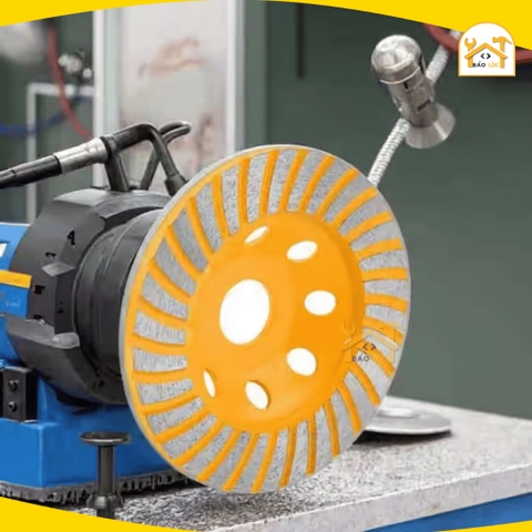 Đĩa kim cương mài gạch, đá, bê tông cao cấp Tolsen 100mm,115mm,125mm - Tolsen 76680,76681,76682 - Hàng chính hãng.