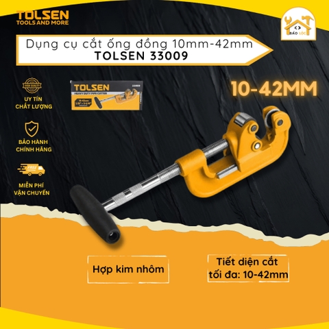 Dụng Cụ Cắt Ống Đồng Tolsen 10-42mm Pipe Cutter 33009 - Hàng chính hãng.