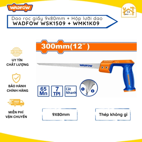 Cưa tay compa 12 inch Wadfow WHW6G12, chất liệu Thép 65Mn cứng cáp - Hàng chính hãng.