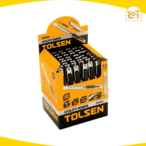 Dụng cụ rọc giấy bản nhỏ 9x80mm Tolsen 30005 - Hàng chính hãng. (Hàng tặng)