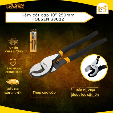 Kềm Cắt Dây Cáp (Công Nghiệp) 250mm 10