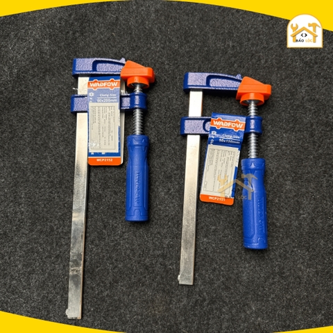 Kẹp gỗ chữ F WADFOW, vam cảo kẹp gỗ chữ F, cảo kẹp cố định gỗ nhiều kích thước từ 50x150mm, 50x200mm WCP2151 WCP2152 - H