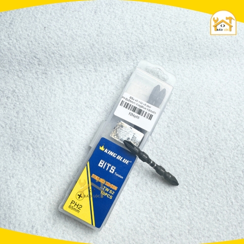 Mũi bắn vít bake PH2 ĐEN KingBlue KB4*65/ KB4*100, dài 65 - 100mm Mũi siết vít 2 đầu, Mũi vít đầu vít nam châm