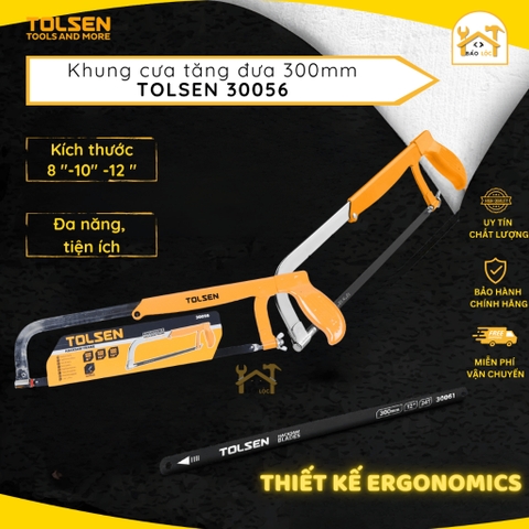 300mm Khung cưa sắt tăng đưa 8-10-12 inch TOLSEN 30056 - Hàng chính hãng