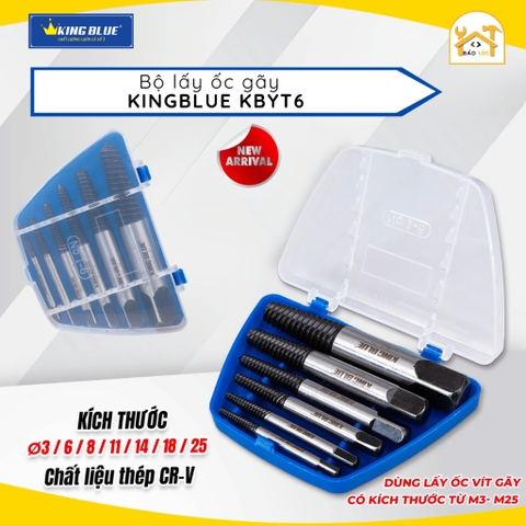 Bộ lấy ốc gãy KingBlue KBYT6 - Hàng chính hãng.
