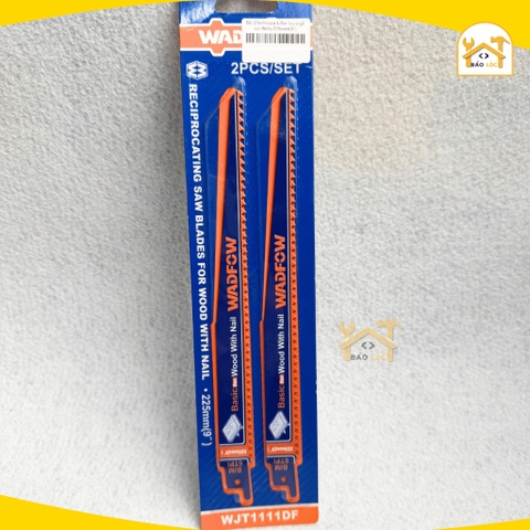 Bộ 2 lưỡi cưa kiếm (cưa gỗ có đinh) 225mm(9