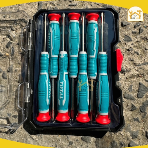 Bộ tua vít sửa đồng hồ TOTAL THT250726 7 chi tiết - Hàng chính hãng.