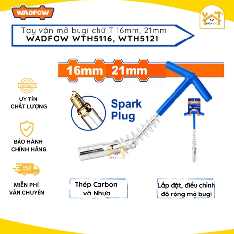 Tay vặn mở bugi chữ T 16mm - 21mm Wadfow WTH5116/WTH5121 - Hàng chính hxng.
