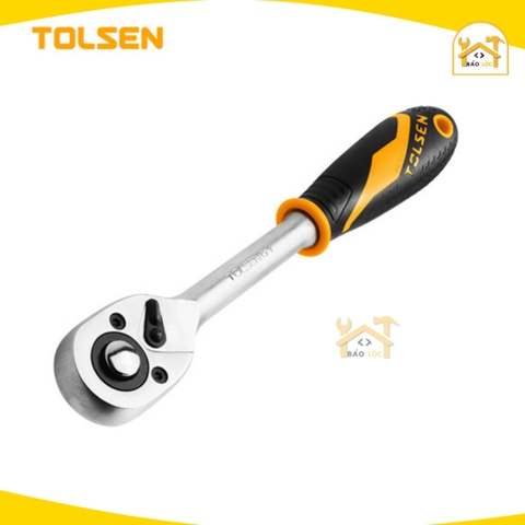 Cần típ cán thẳng công nghiệp 1/4 inch TOLSEN 15118 | Cần siết lực tự động, thép cứng CrMo chắc chắn