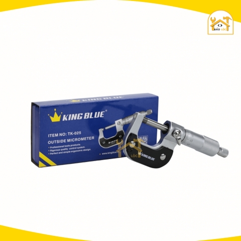 Thước Panme KingBlue TK-025 mức độ đo chính xác tới 0.01mm, nhỏ gọn, dễ dàng sử dụng - Hàng chính hãng.