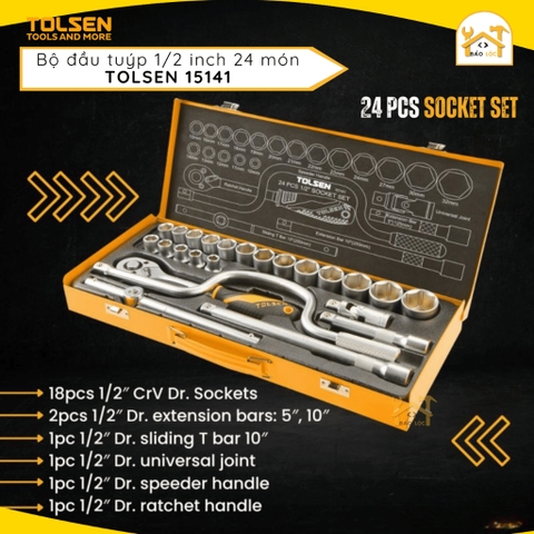 Bộ Đầu Tuyp Lớn 1/2