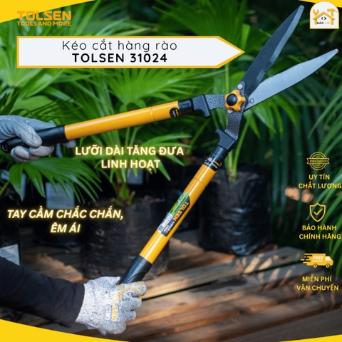 Kéo cắt hàng rào tăng đưa lưỡi dài 26″-36″/ 600mm-900mm TOLSEN 31024 - Hàng chính hãng.