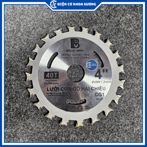 Lưỡi cưa, cắt gỗ 2 Chiều hợp kim 1 tấc BOGO-SHIN CG1 - Hàng chính hãng