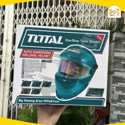 Mặt nạ hàn điện tử tự động tối Cao Cấp không gian 3D TOTAL TSP9103 - Hàng chính hãng.