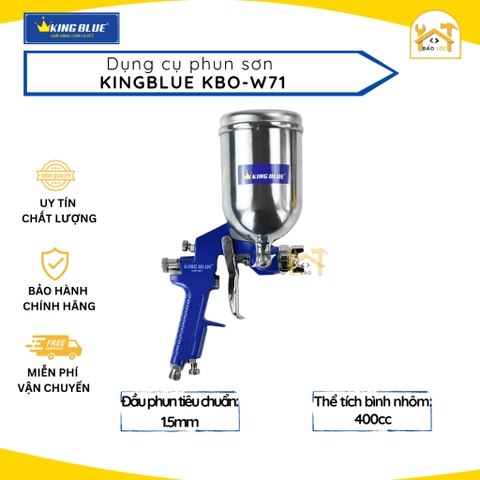 Dụng cụ Phun Sơn KBO-W71 Kingblue - Hàng chính hãng.