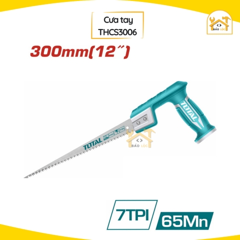 Cưa gỗ, cưa trần thạch cao cầm tay hình compa 12inch 300mm TOTAL THCS3006/THCS30026 - Hàng chính hãng.