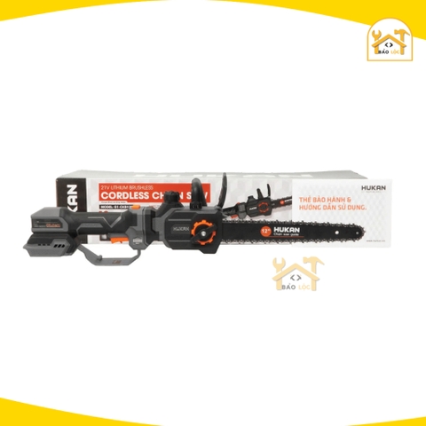 Máy Cưa Xích Pin Cần Nối Dài Hukan G1 CKD 1203 Lam Xích Dài 12 inch Không Chổi Than