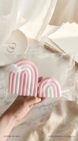 Cầu vồng đôi màu hồng