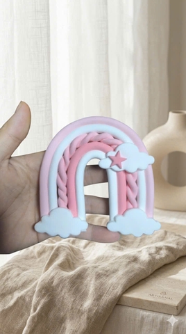 Cầu vồng xoắn màu hồng