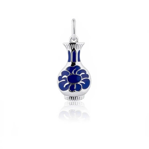 Phụ kiện trang sức (Charm trang trí) - (Porcelain Grace Silver)