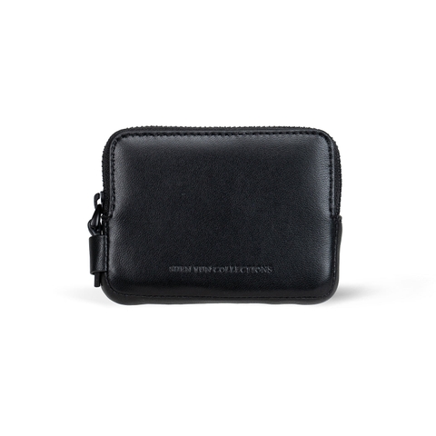 Ví da thắt lưng nam (Signature Men's Belt Wallet) - Ghi đen