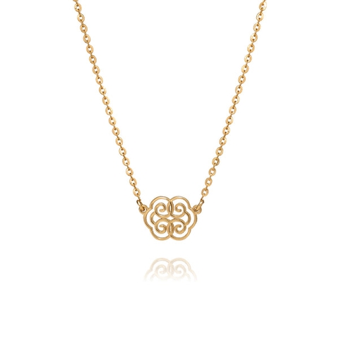 Dây chuyền Như Ý Phúc Lành - Vàng 14K (Ruyi Wondrous Blessings 14kt yellow gold)
