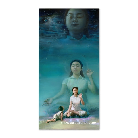 Tranh in- Mẹ trong mắt em (Entering the Divine Realm - Poster)