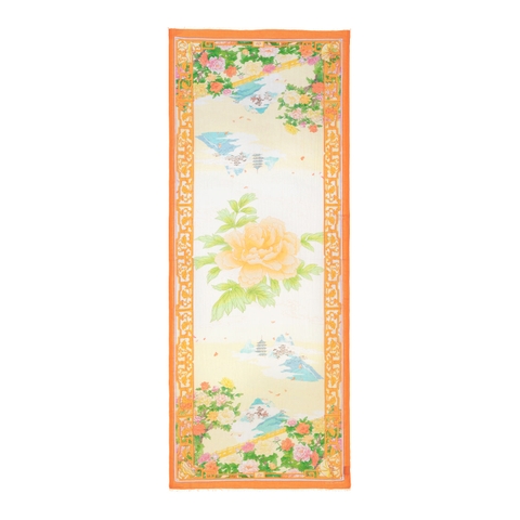 Khăn quàng dài Mẫu Đơn (Peony Elegance)